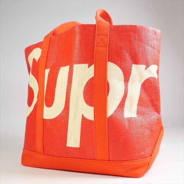 Supreme Raffia Tote Red 赤