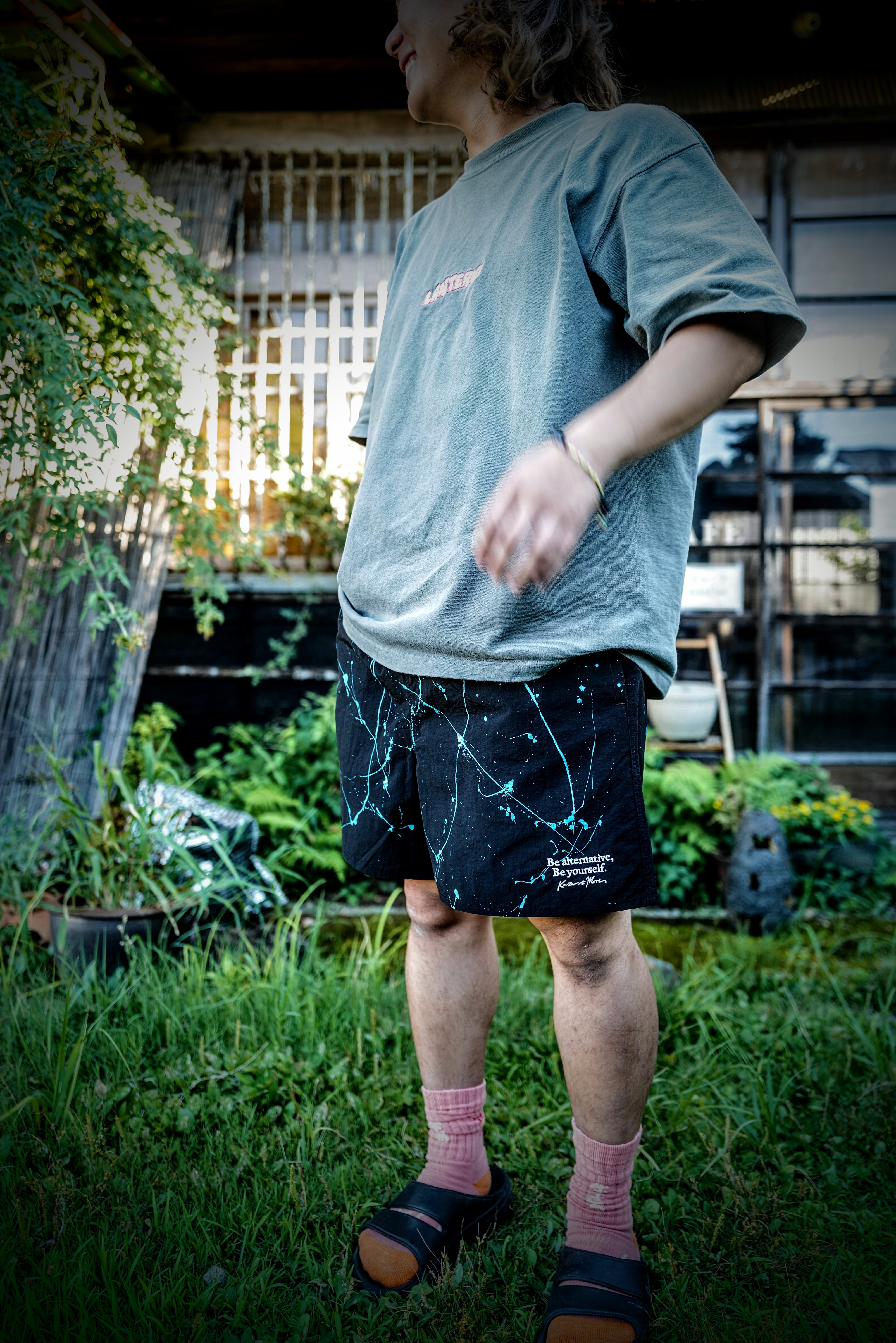 KAZE_TO_MORI 「SPLATTER SHORTS」 | Camp Shop Lantern