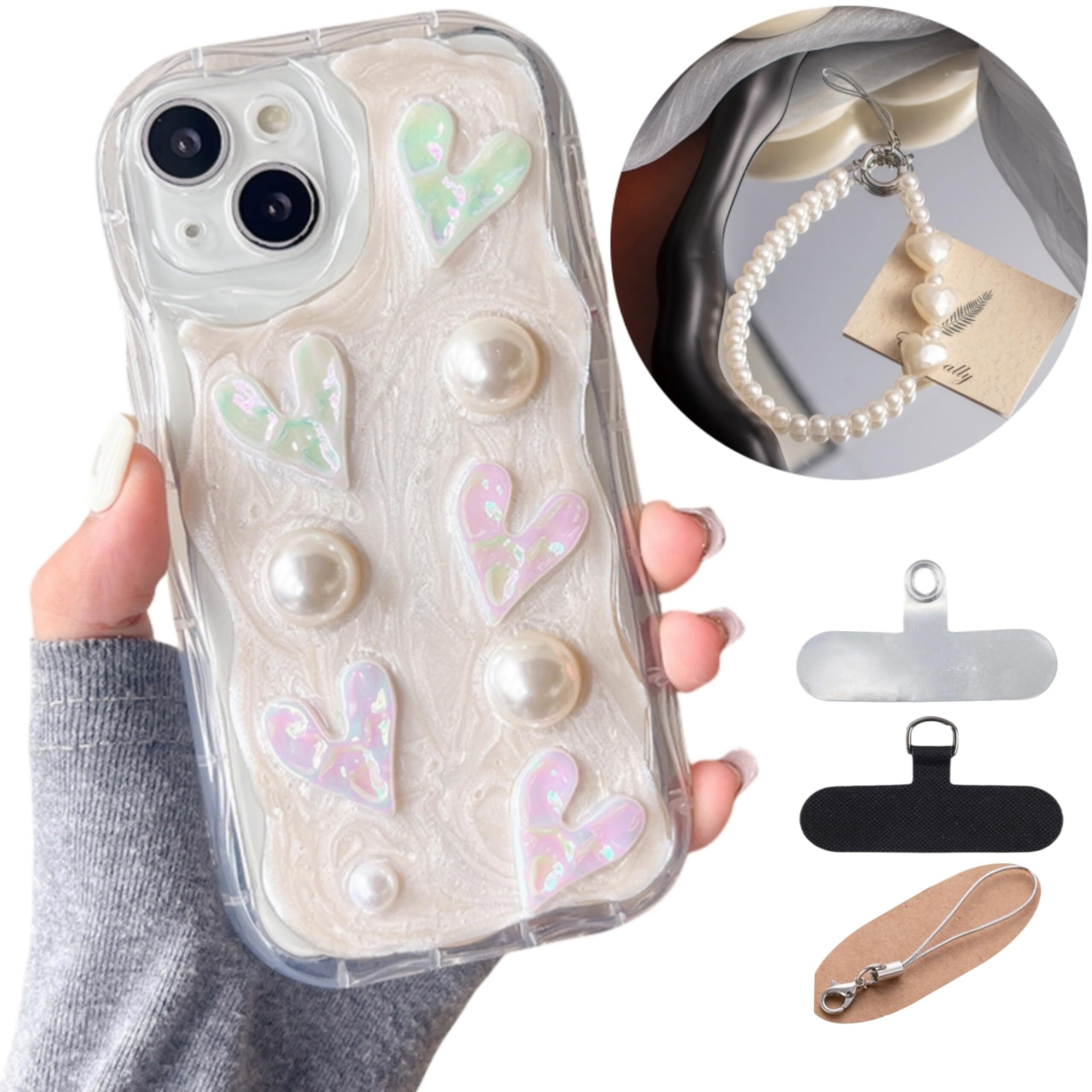 custype ハート型ポーチ付きiPhoneケース 17pro max iPhone 17 Pro Max