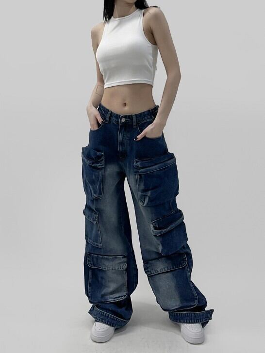 DISEL D-SIRE-CARGO デニム23SS aespaカリナ着用 DISEL D-SIRE-CARGO デニム23SS aespaカリナ着用