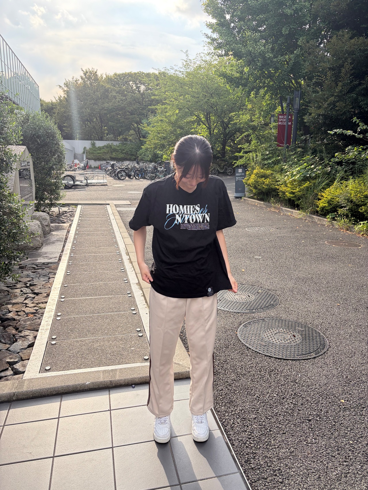 LAYERED TYPE TEE color Black - 9