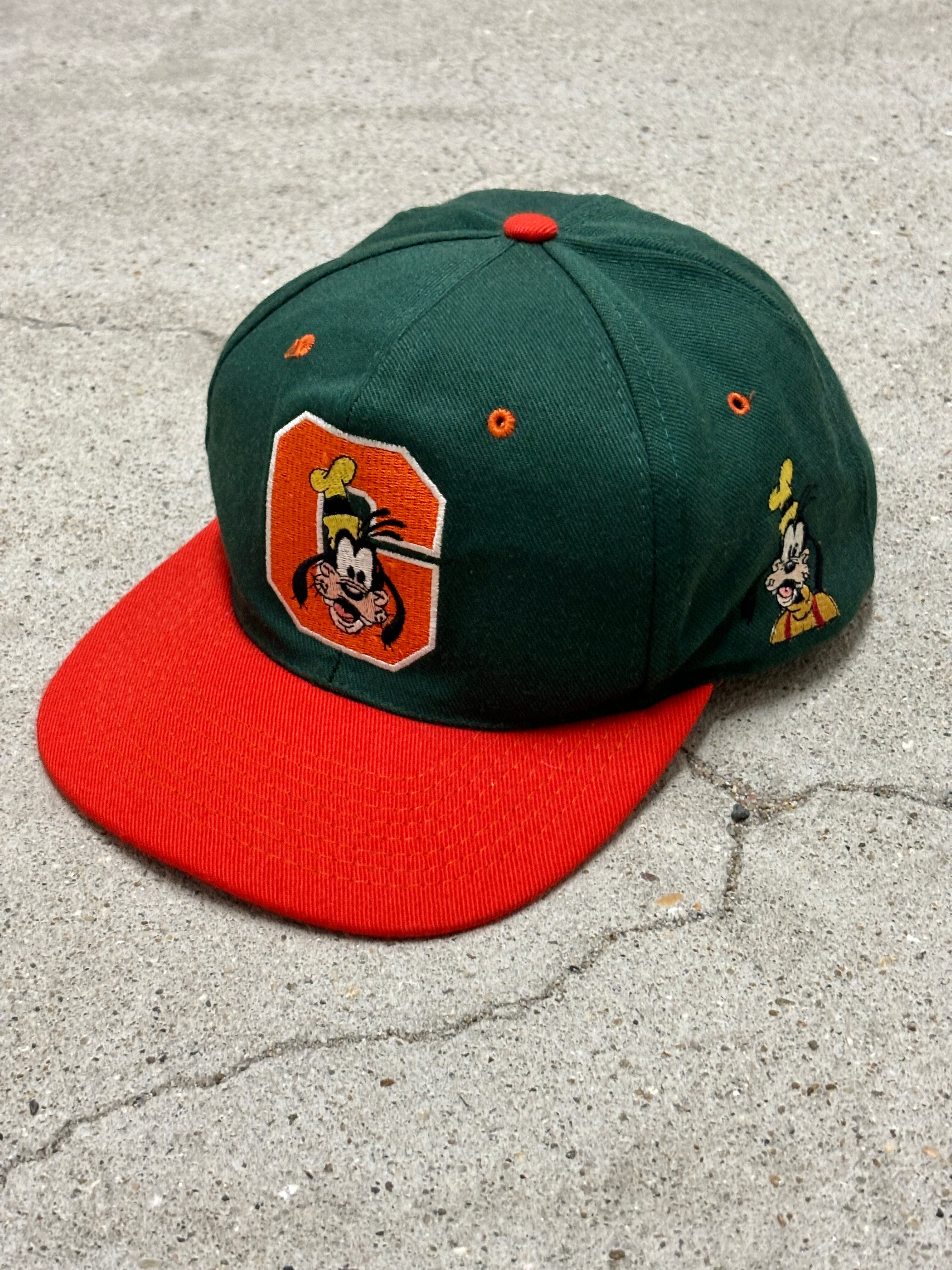 90～00s Disney/GOOFY Cap/Free/グ－フィ－/スナップバックキャップ