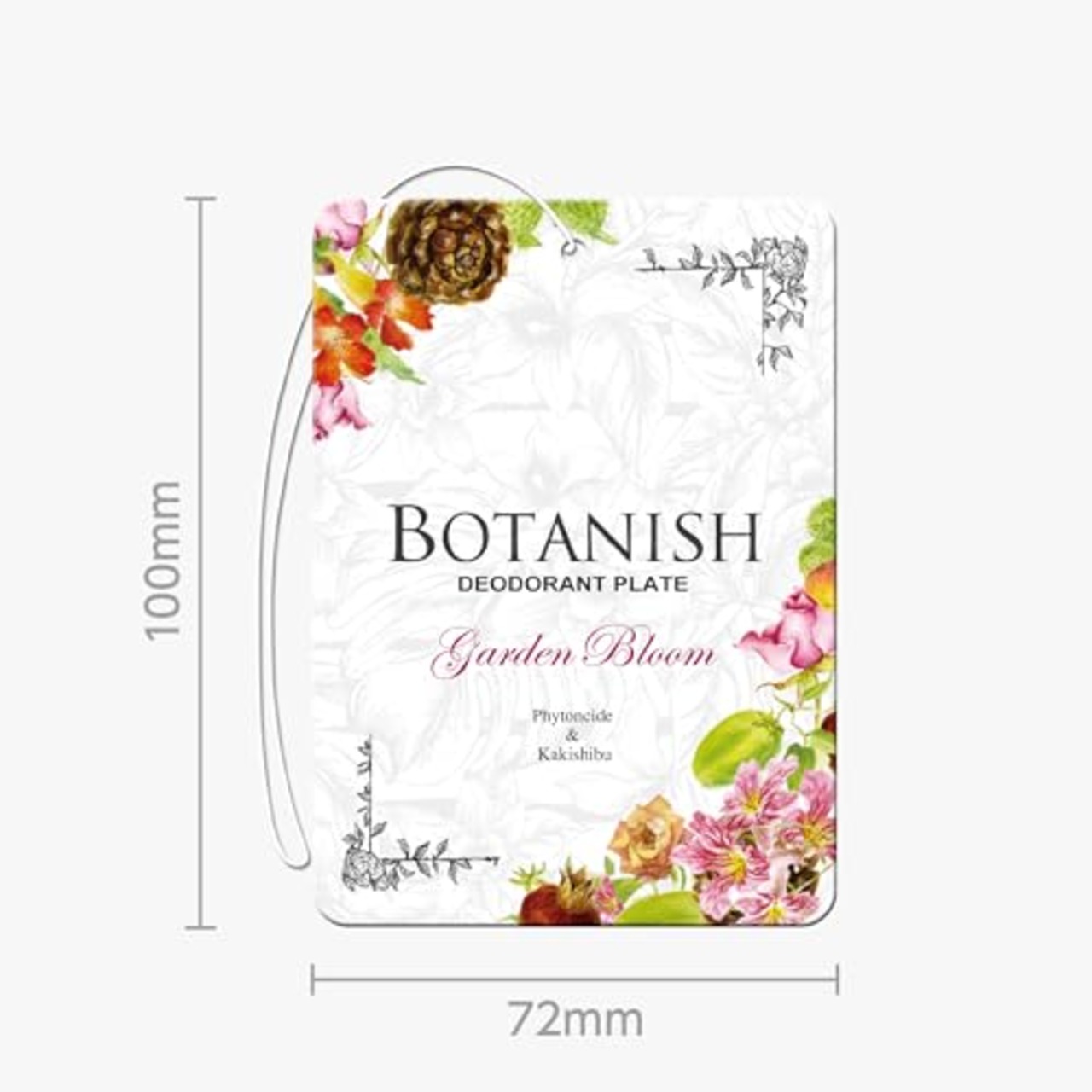 CARALL(カーオール) 晴香堂 車用 芳香剤 ボタニッシュ 3個パック ガーデンブルーム 13gx3個 3152