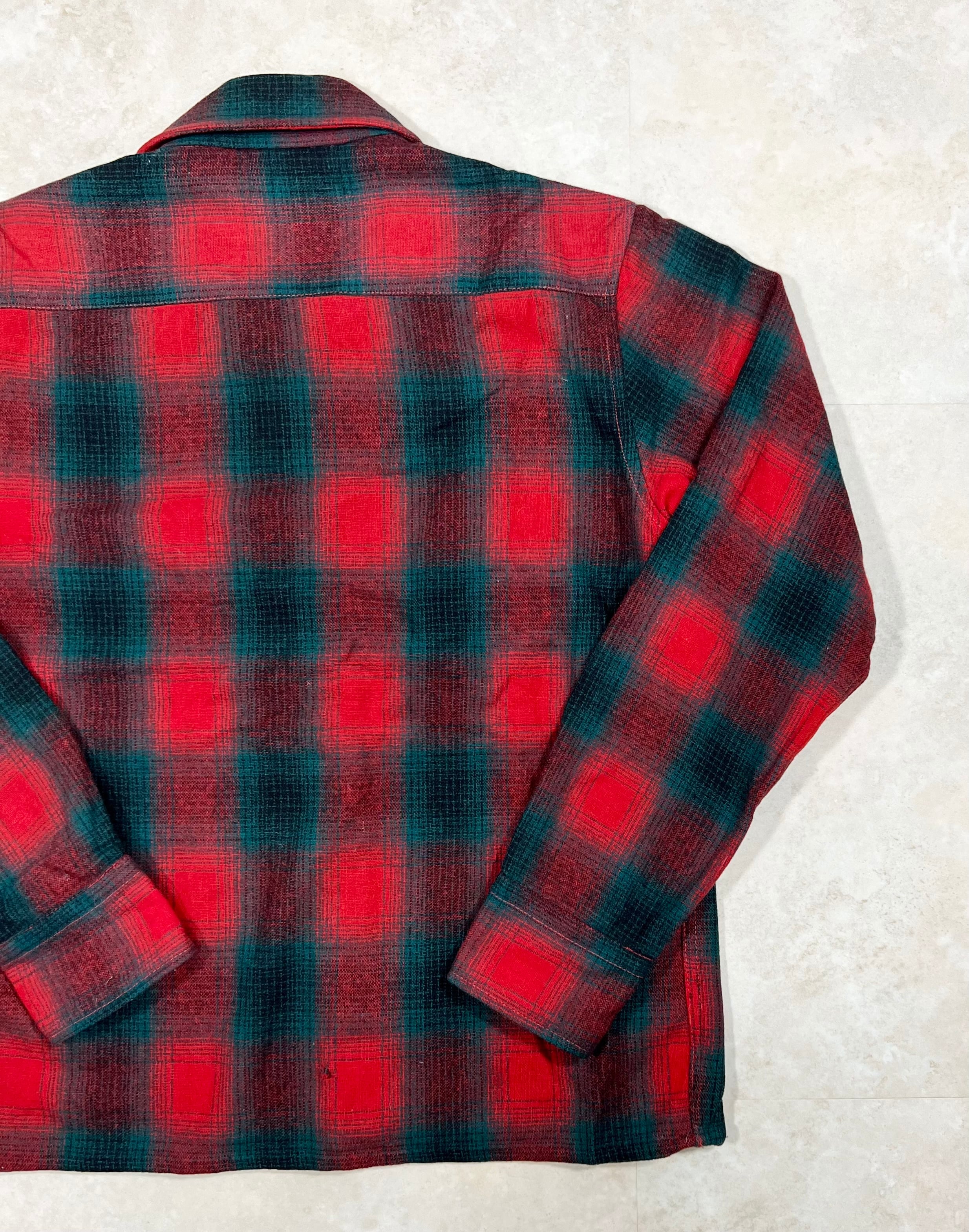 60〜70s Sears KINGS ROAD ombre check shirt | savvy 