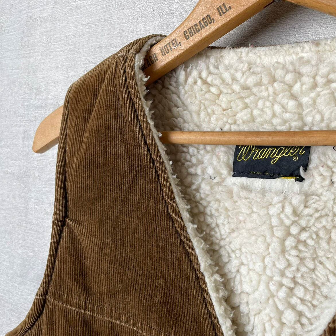 [USED] Wrangler / MADE IN USA CORDUROYxBOA VEST