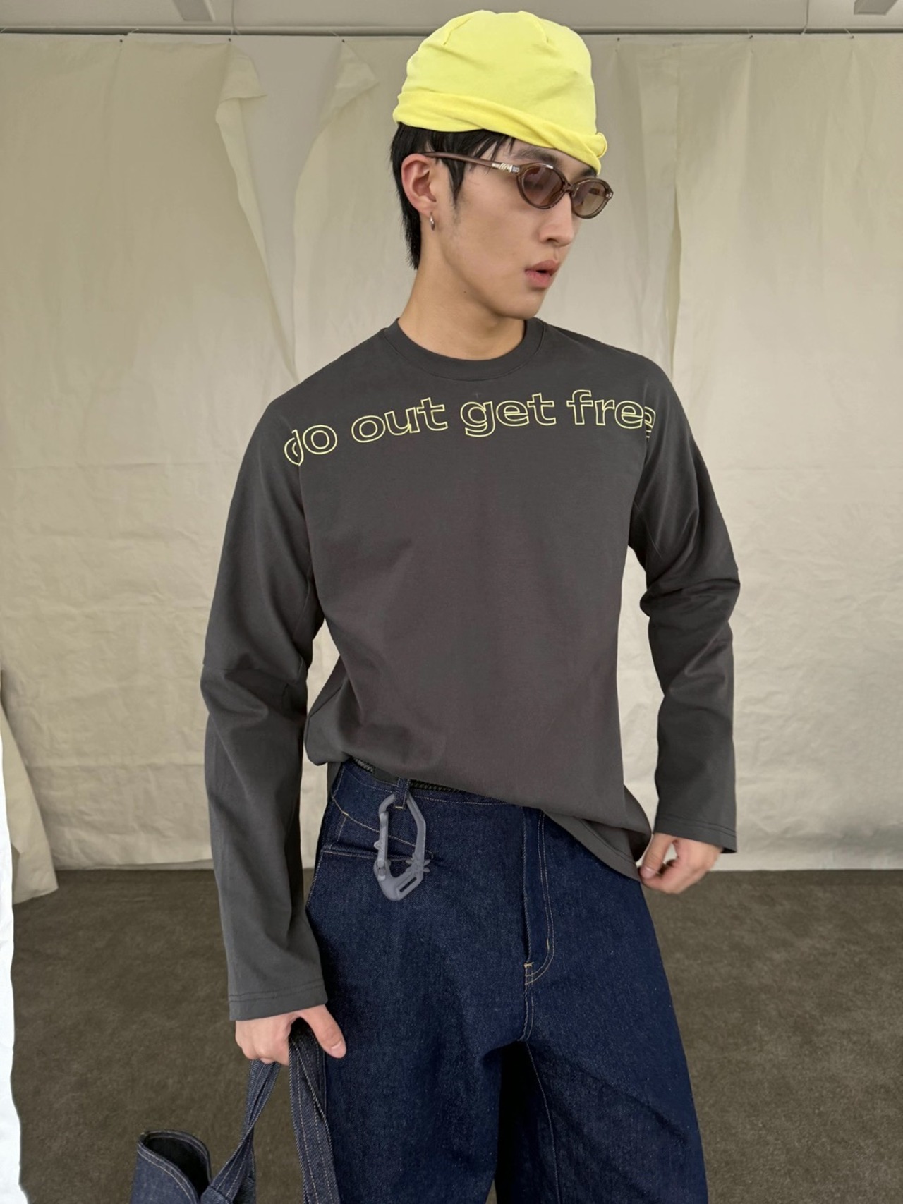 Yausye 70 Cotton Logo Long Sleeve