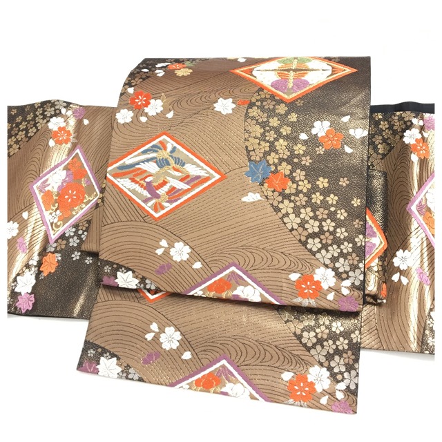 作り帯 | 和装 リサイクル着物 幸せの品が溢れる！紫系 鳳凰文様 袋帯