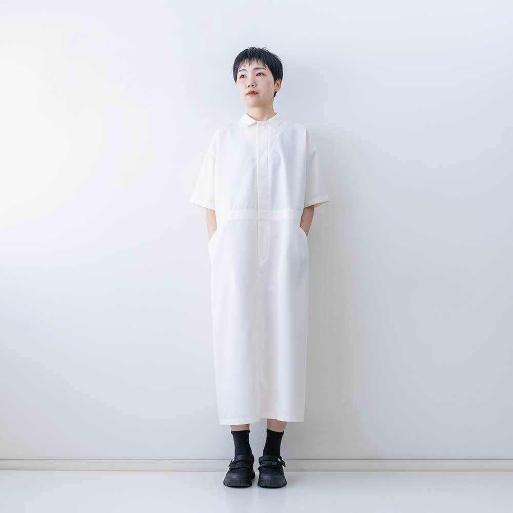 mizuiroind ペインターライクワンピース mizuiro ind (ミズイロインド) ペインターライクワンピース