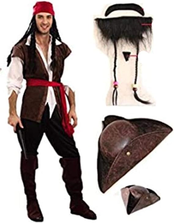 ジャック・スパロウ 完全版 ！！【 海賊 パイレーツ コスチューム  