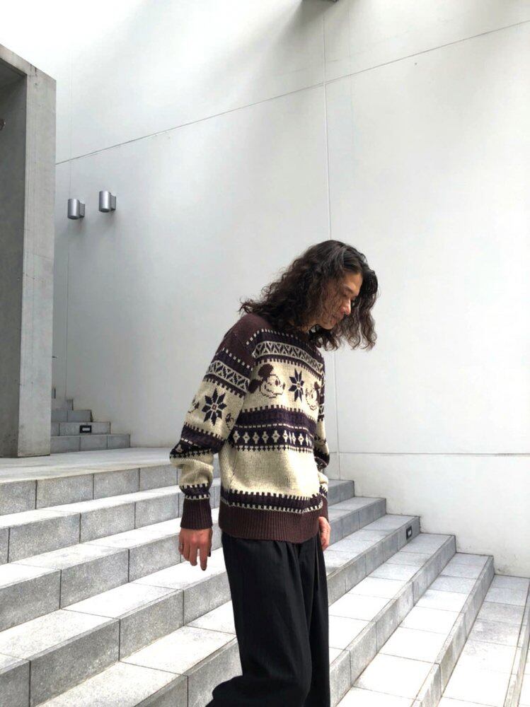 Kennington [KENNINGTON] Vintage Mickey & Minnie Crew Neck