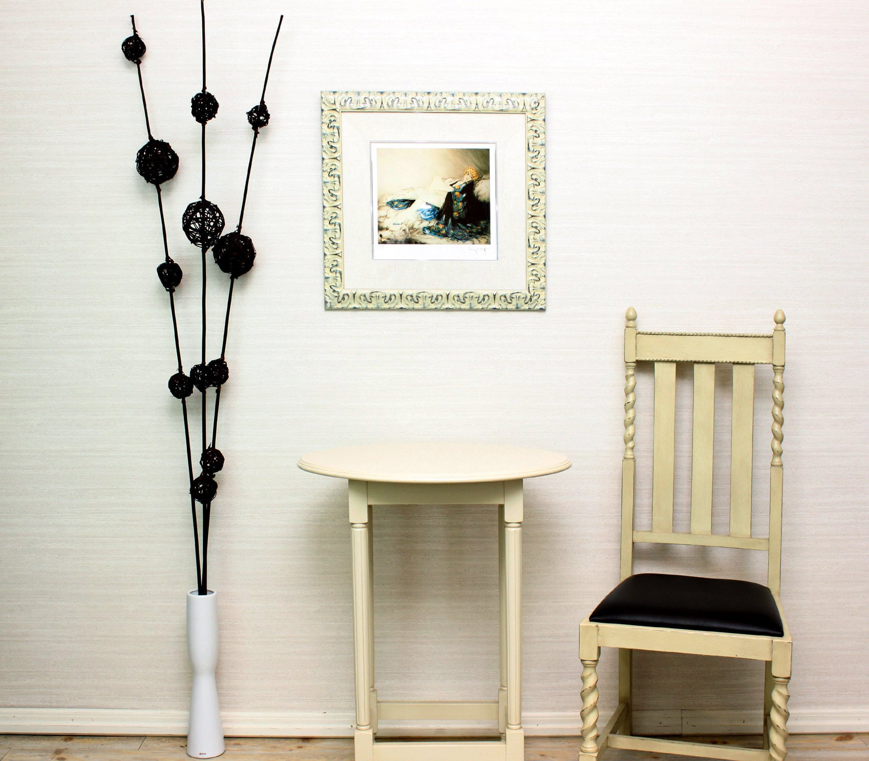 ルイ イカール「シルクローブ」作品証明書 展示用フック 限定375部エディション付複製画ジークレ