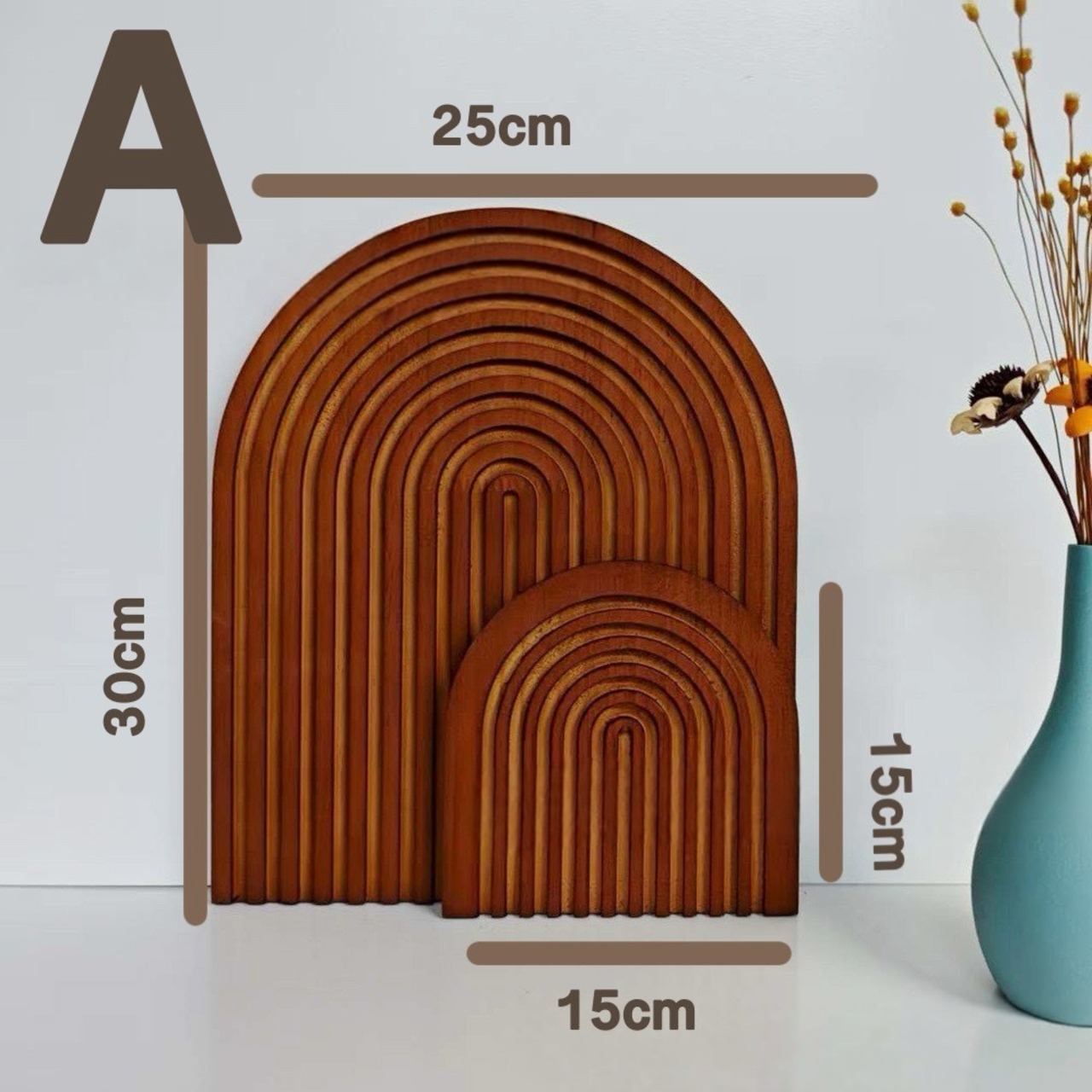 【木製 インテリア オブジェ】無垢材 ブラウン ライトブラウン  置物 北欧スタイル デコレーショントレイ お祝い ギフト 装飾