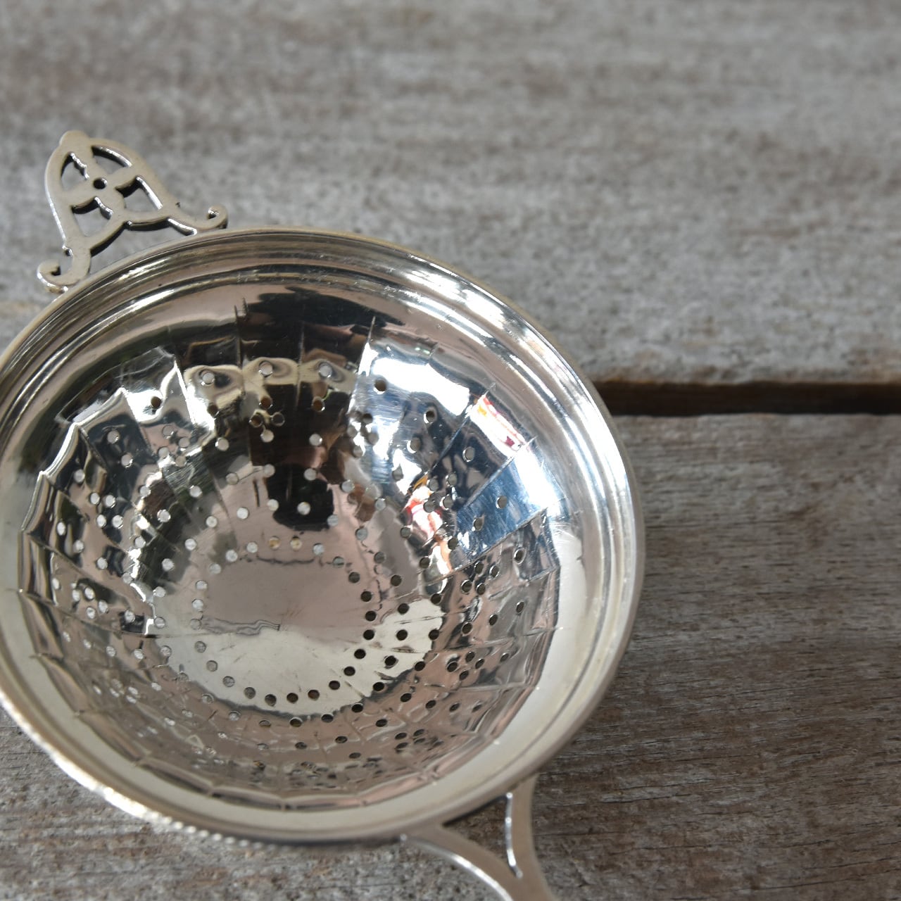 Silver Tea Strainer / シルバー（純銀） ティー ストレーナー