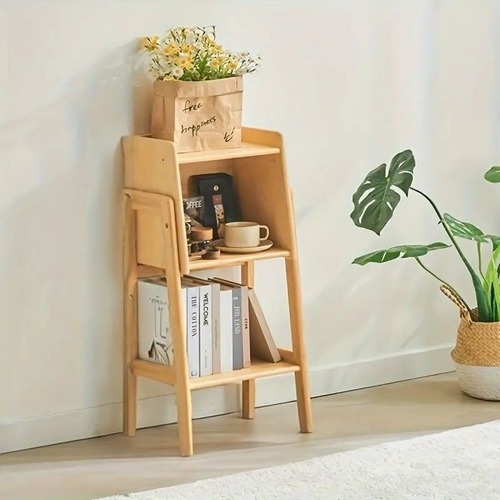 オープンラック 収納ラック 本棚 木目調 ショーケース  フラワースタンド 小型 便利 おしゃれ