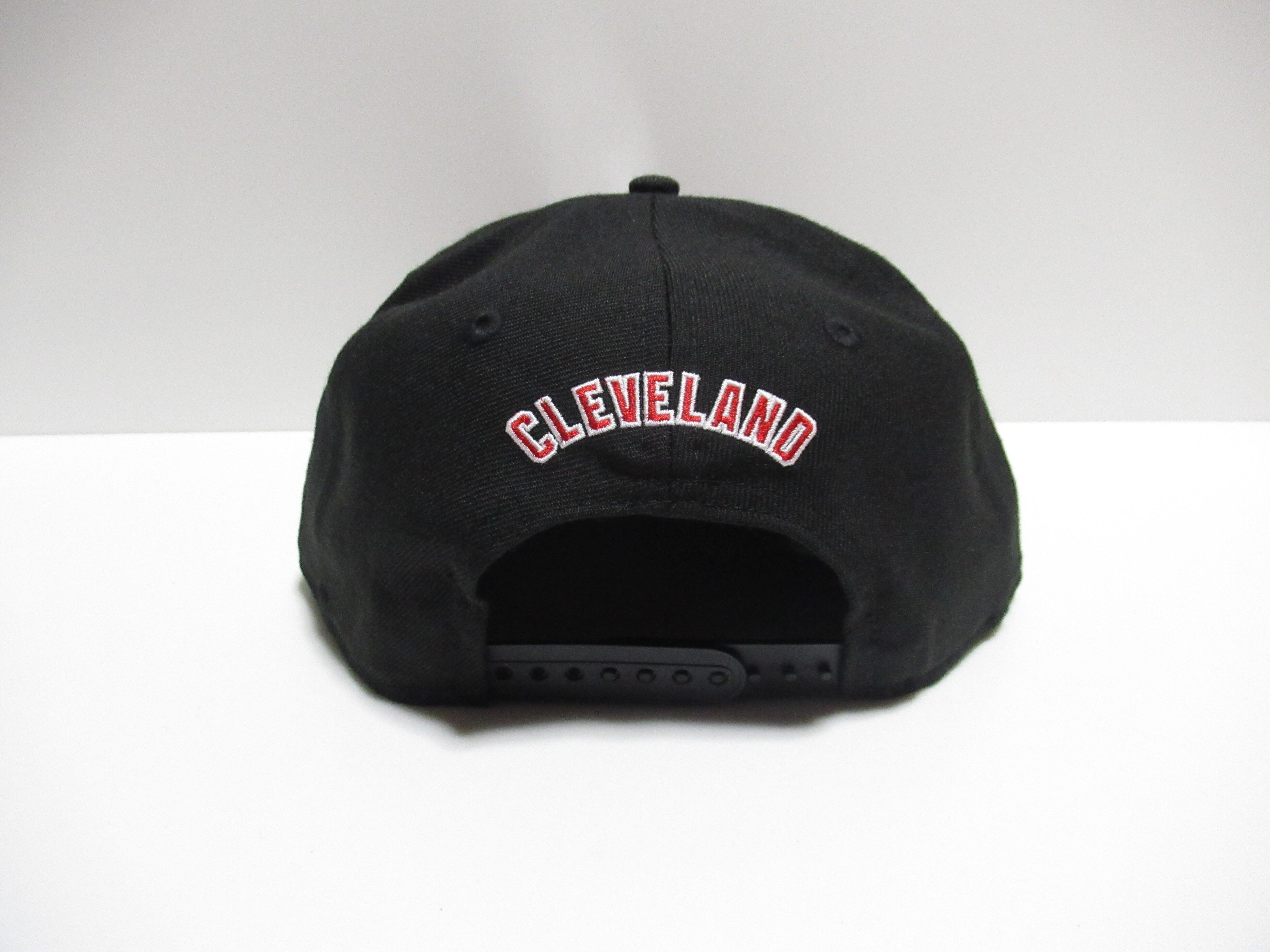 NEW ERA 9fifty Cleveland Indians インディアンス CAP BLACK NEW ERA 9fifty Cleveland Indians インディアンス CAP BLACK