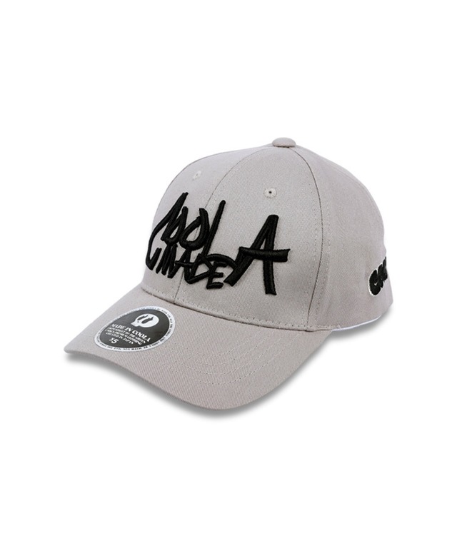 COOLA MADE 3DエンブロイダリーCAP (GRAY)　CQ-45501