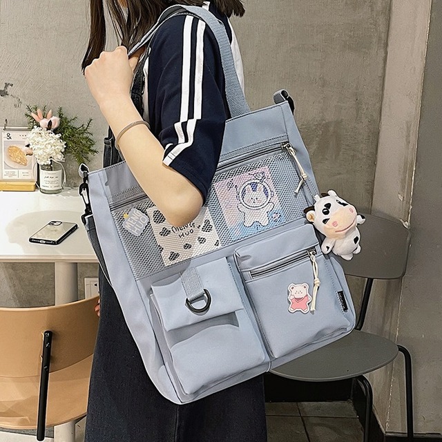 トートバッグ レディース 春夏 秋冬 春 夏 秋 冬 黒 メンズ レディース 縦長 肩掛けバッグ 大きめ 2way ショルダーバッグ 撥水 男性 かばん おしゃれ カジュアル ポケット 多い バッグ かばん 無地 部活 合宿 旅行 通学 大容量