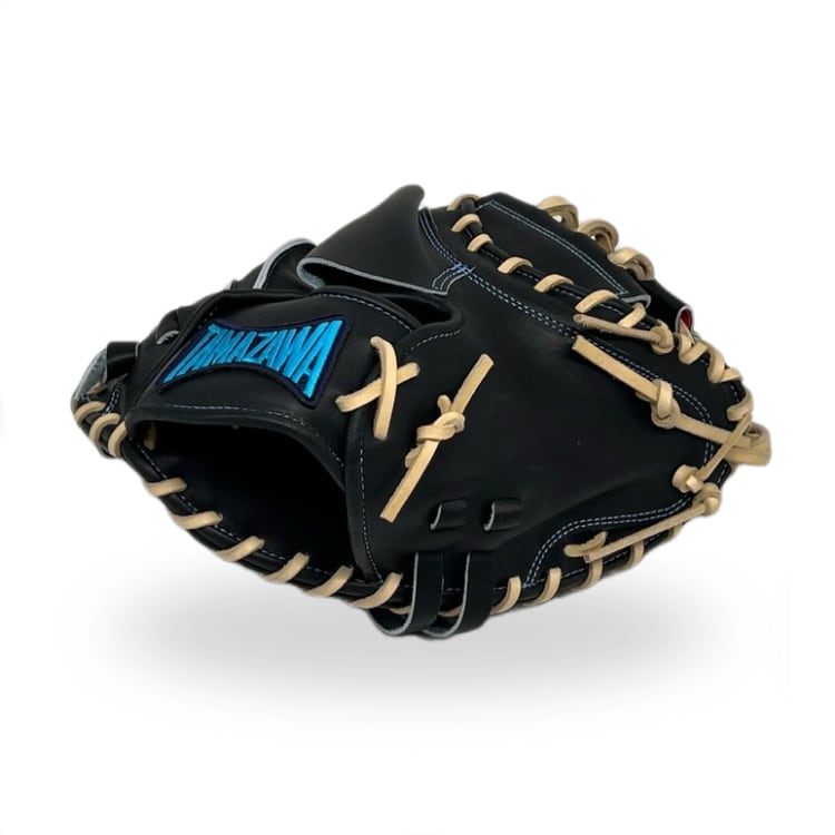 【硬式】玉澤 キャッチャーミット DELUXE TKC-HA2DX ウインドバックⅢ(本体:ネイビー 紐:キャメル)タマザワ_03