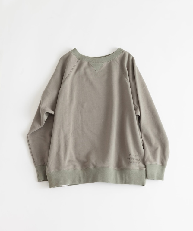 NOWHAW / P-178-H "military wok" sweat shirt