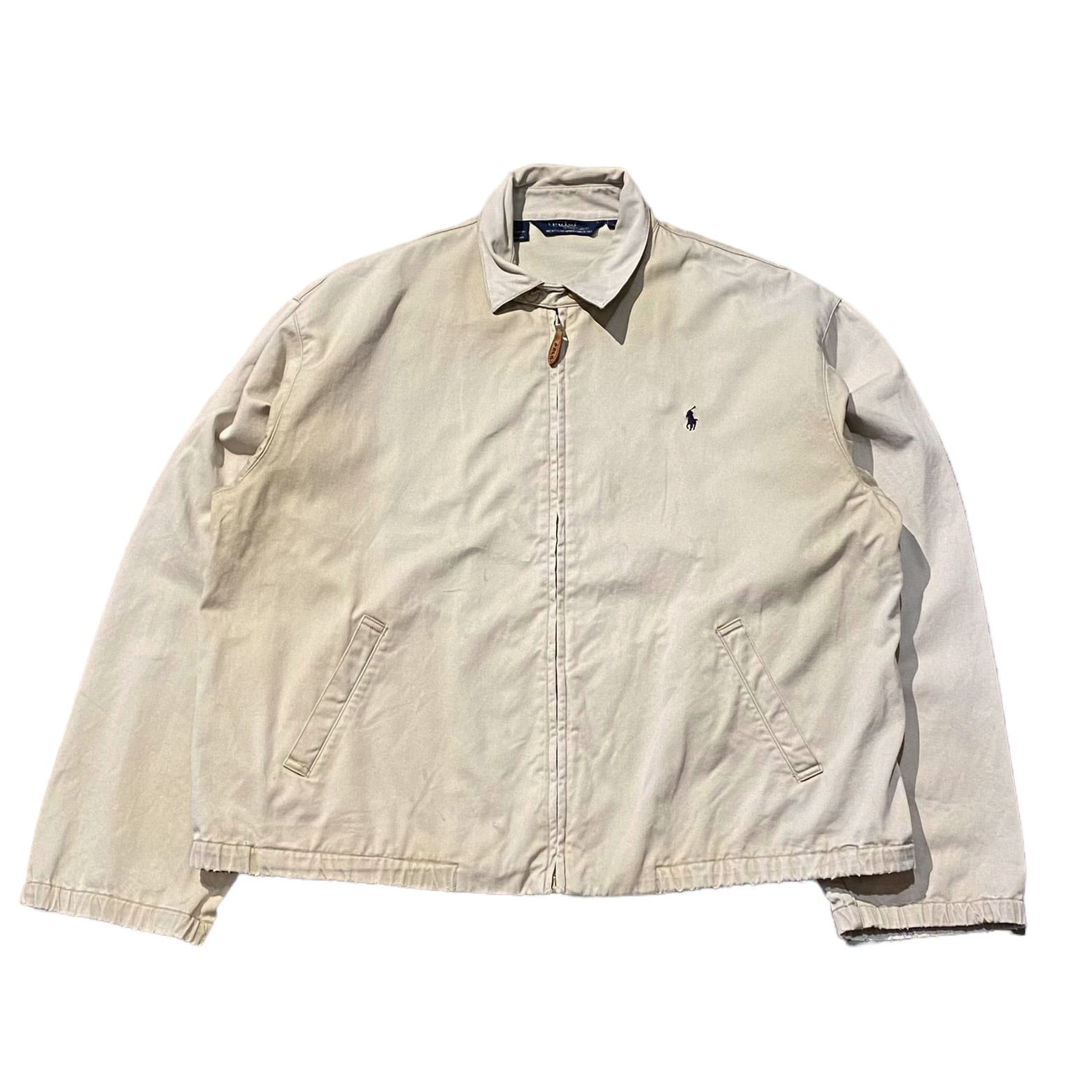 USA製 90s POLO SPORT Cotton Swing Top Jacket オレンジ M ポロ