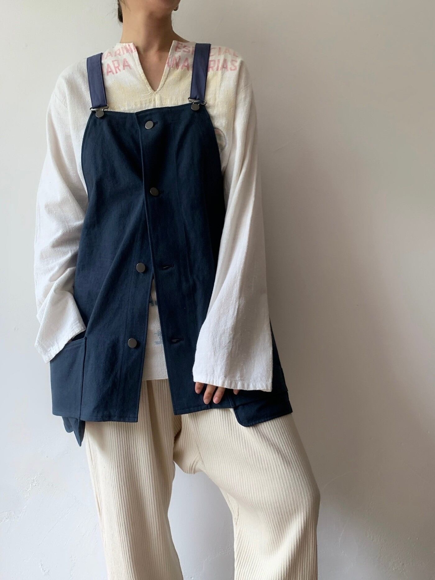 papier Cut overall/Navy　美品 Cut overall/Navy | papier.official
