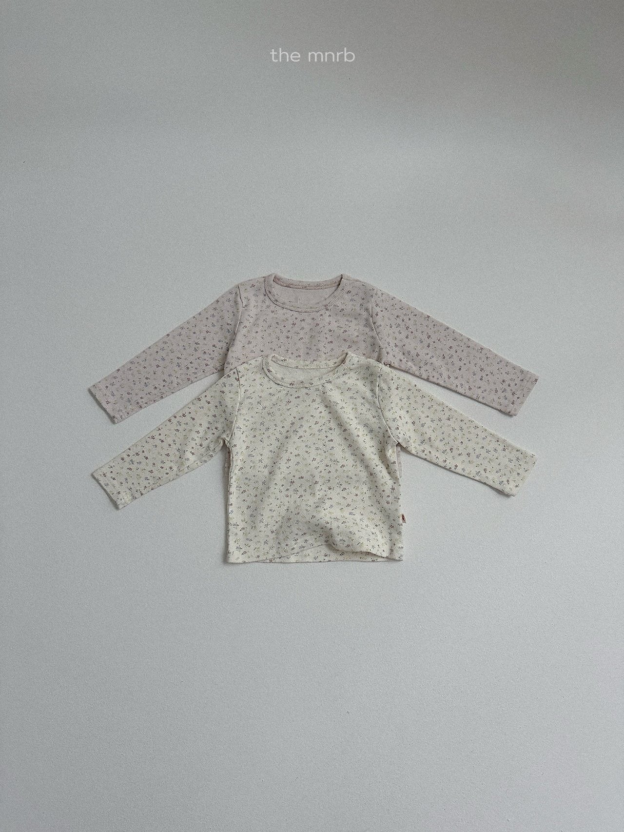送料無料【予約】/ コットンアイレット長袖Tシャツ / minirobe