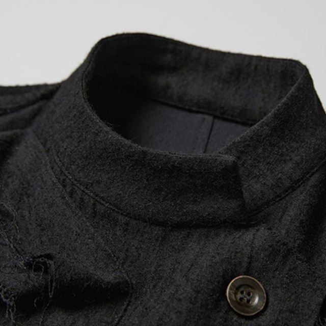 Classical asymmetric slim jacket C0996