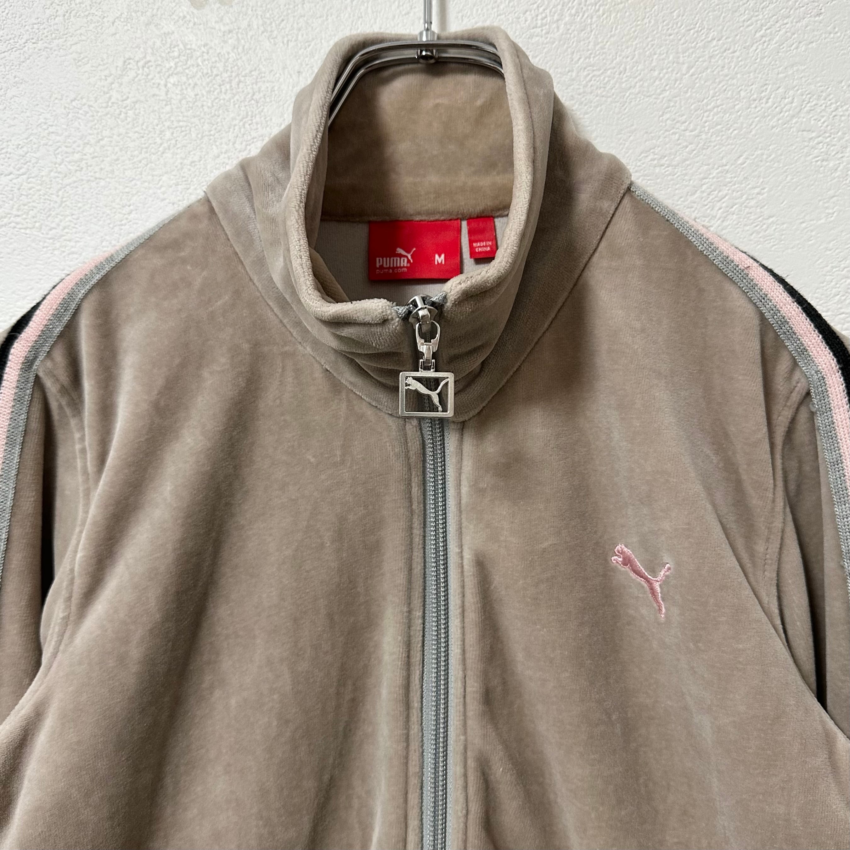 PUMA/プーマ☆ジャージ☆トラックジャケット☆サテン(ベロア風 PUMA/プーマ☆ジャージ☆トラックジャケット☆サテン(ベロア風