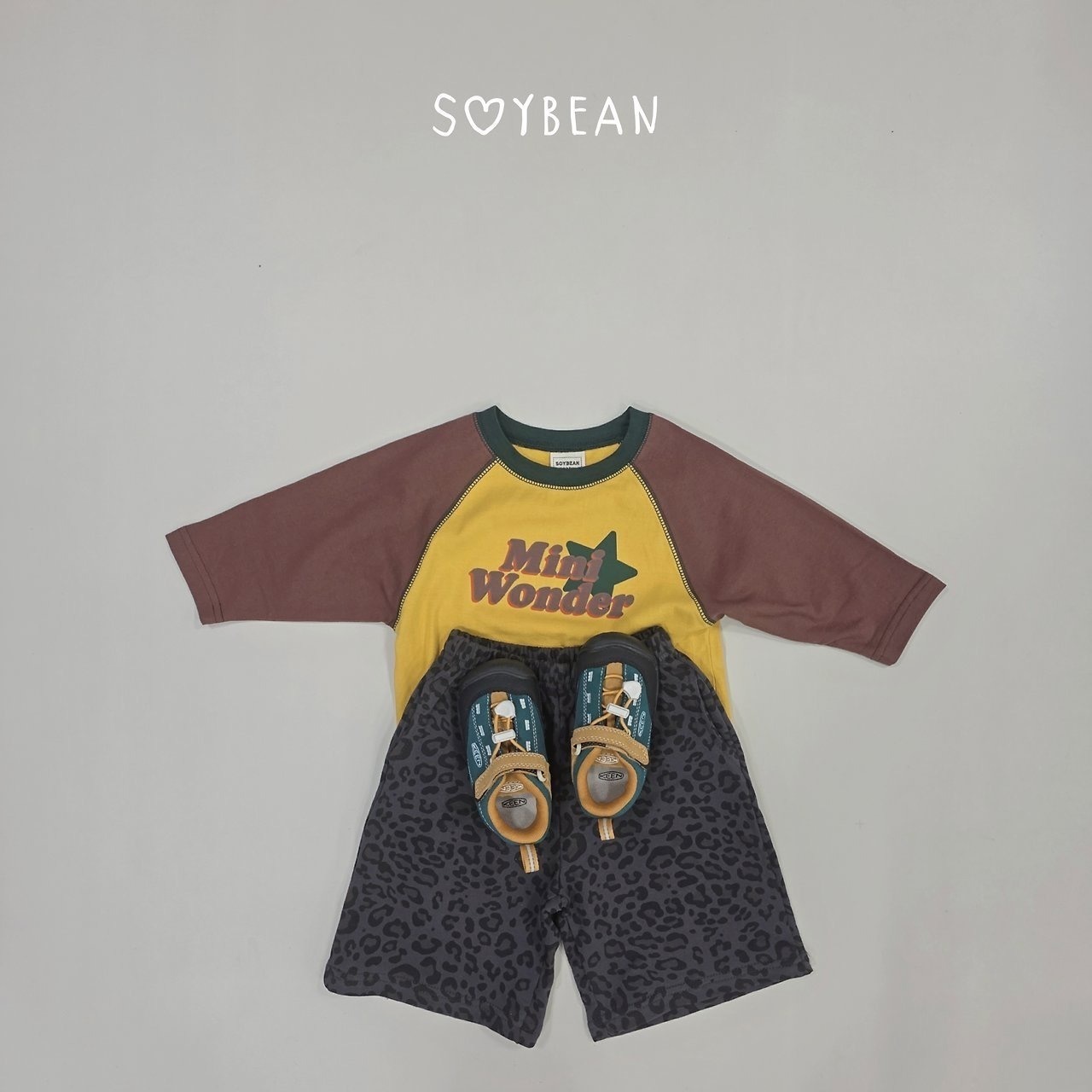韓国子供服 / 26Autumn / soybean / wonder ラグランTシャツ / キッズ服 / ジュニア服 / 秋服 *XS~JM*