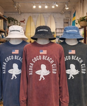 ALOHACOCOガーメントダイロングスリーブ(3COLOR)