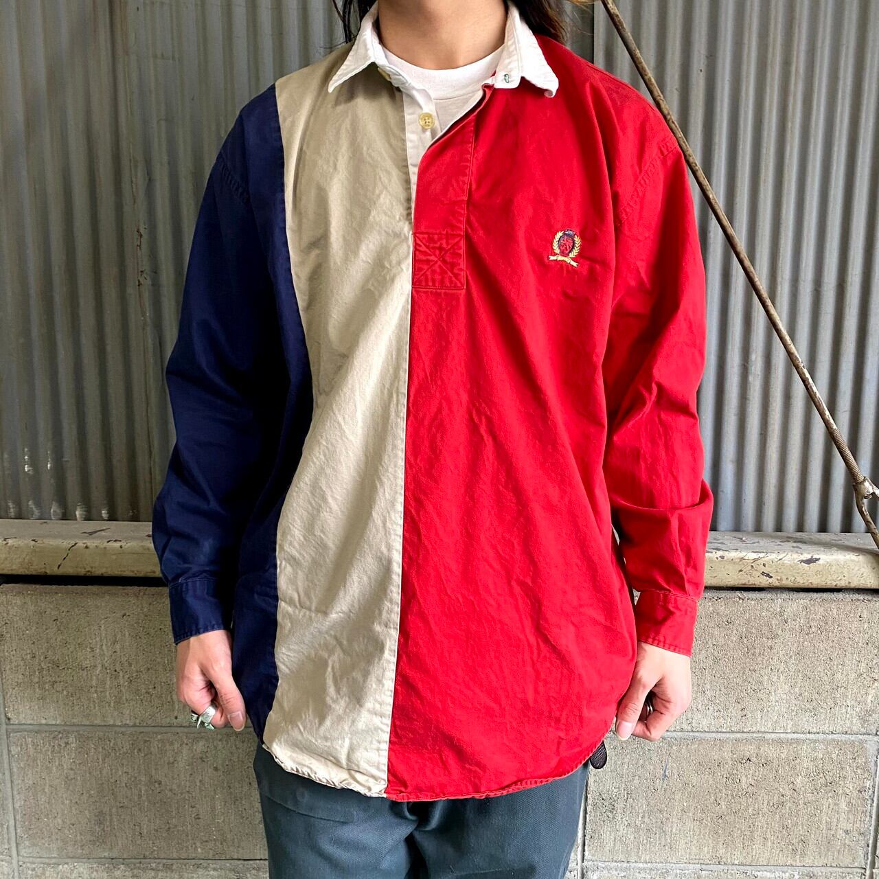 90年代 TOMMY HILFIGER トミーヒルフィガー クレイジーパターン