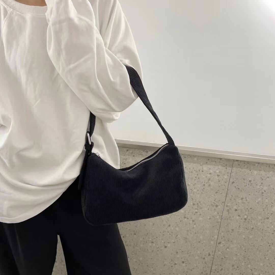 コーデュロイ　ハンドバッグ　AS119-8101-1