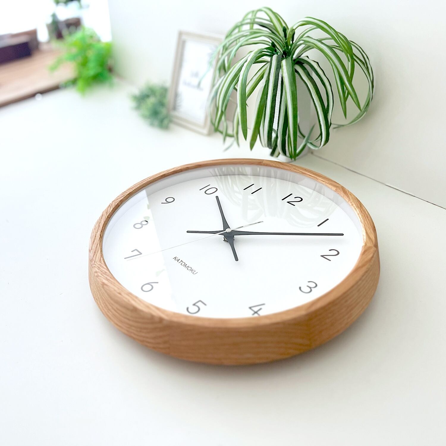 KATOMOKU muku clock 13 オーク km-104OA 掛け時計 | 加藤木工株式会社