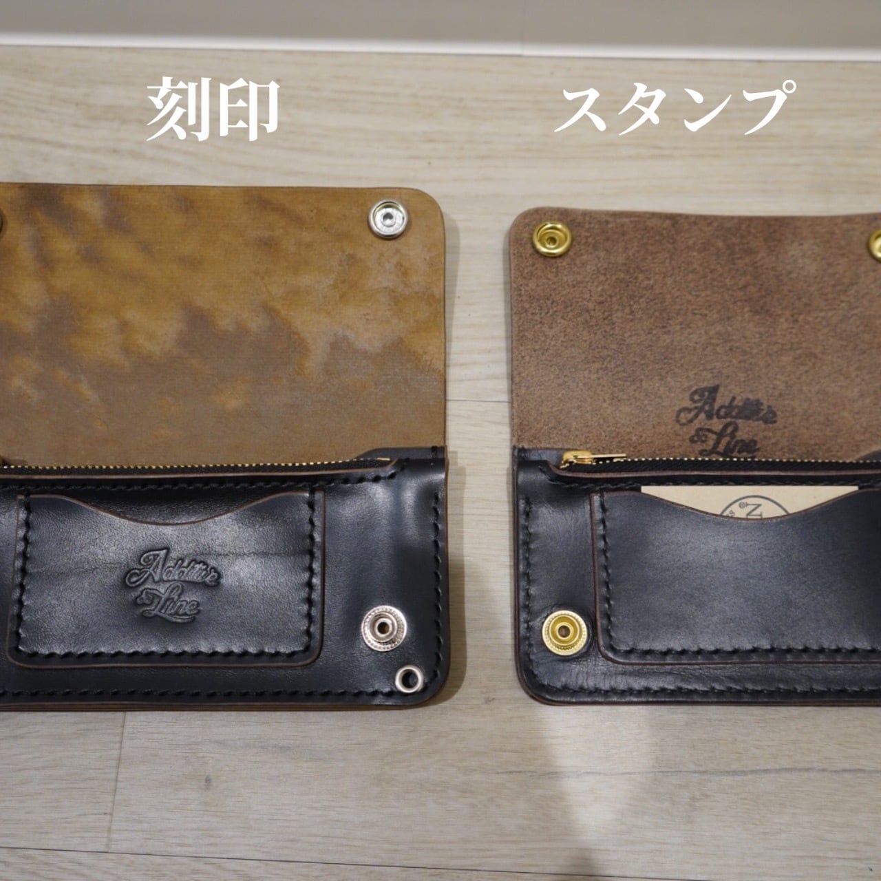Additive and Lineミドルトラッカーウォレット Additive and Lineミドルトラッカーウォレット