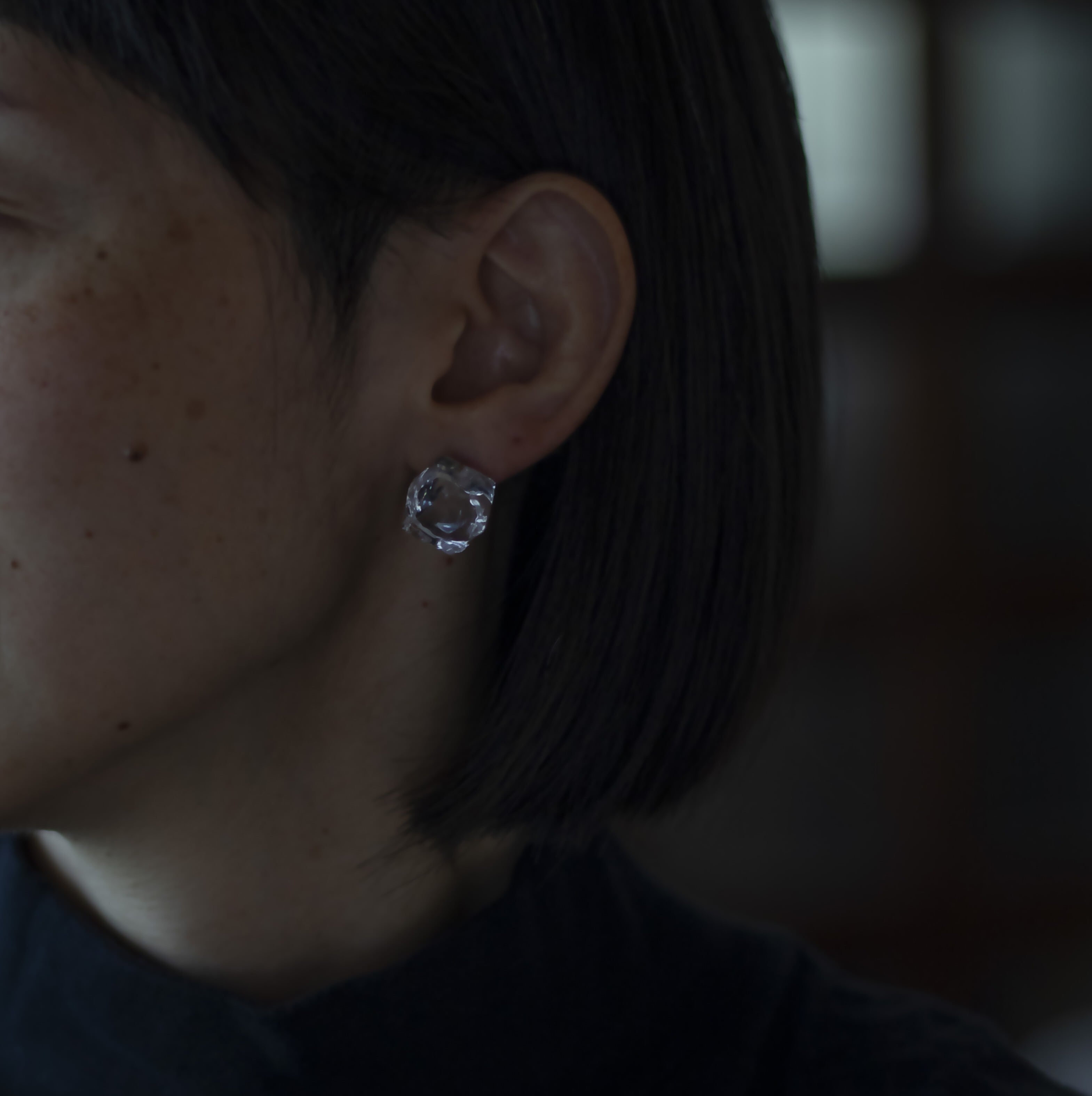 14kgf│ひかりすいこむ氷 ピアス/イヤリング | 雪しろ屋