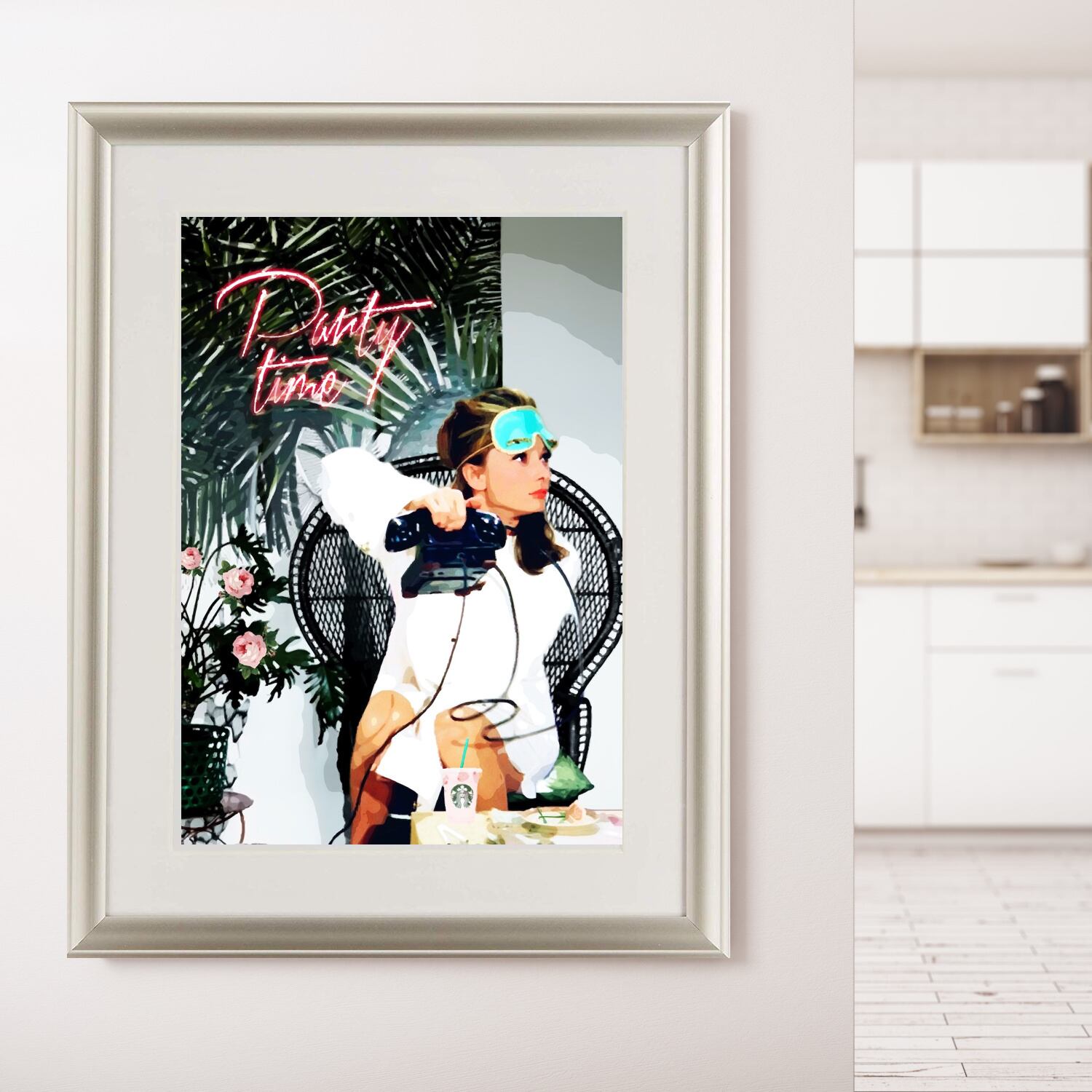 A1サイズ額装済み#6 ブランドオマージュアート | A1サイズ額装済み