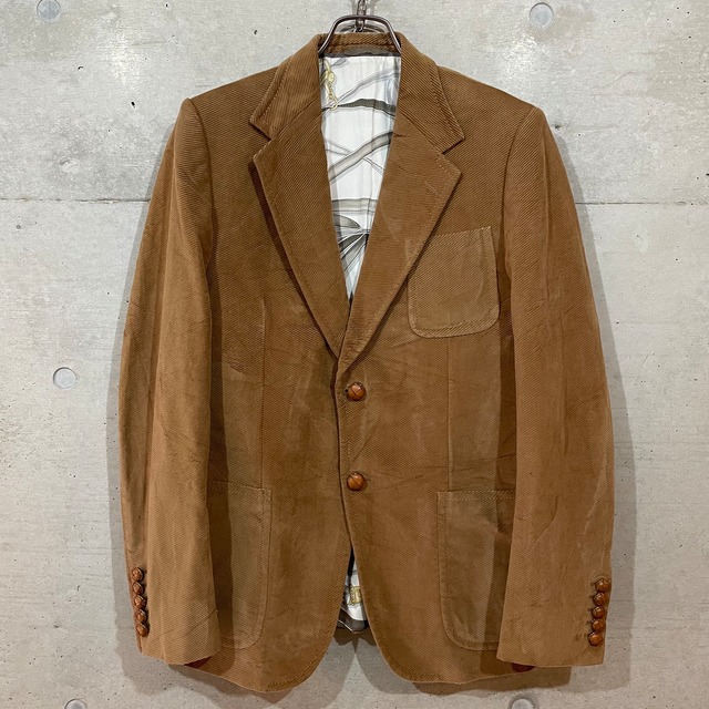 【GUCCI】made in Switzerland corduroy tailored jacket(msize)0208/tokyo