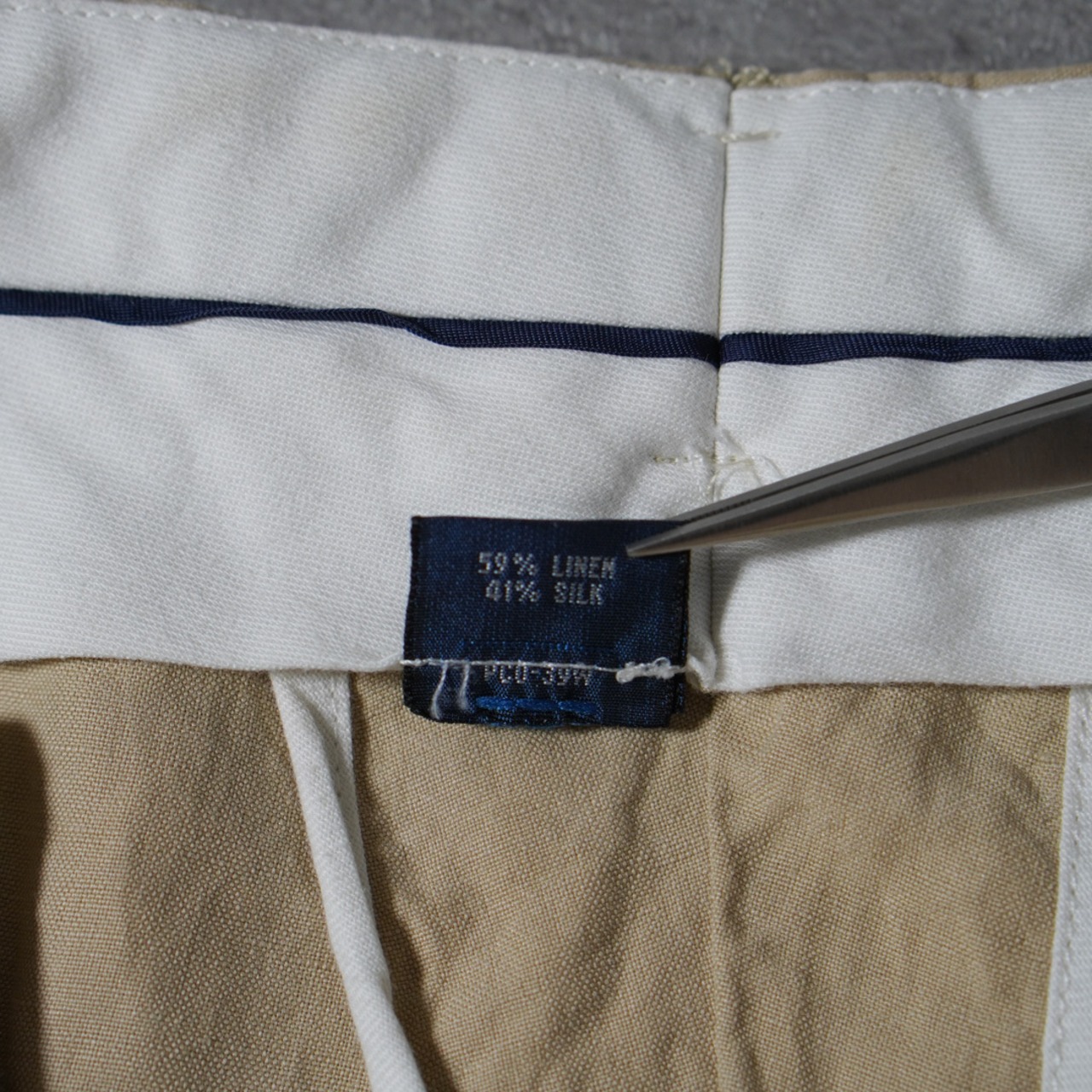 Polo by Ralph Lauren Double-pleated linen silk shorts [W40] 古着 - 14