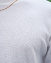 【#Re:room】ONE POINT WAFFLE LONG SLEEVE［REC864］