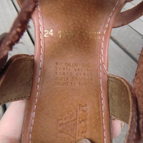 Ladies leather mesh sandals／レザー 編みサンダル | BIG TIME