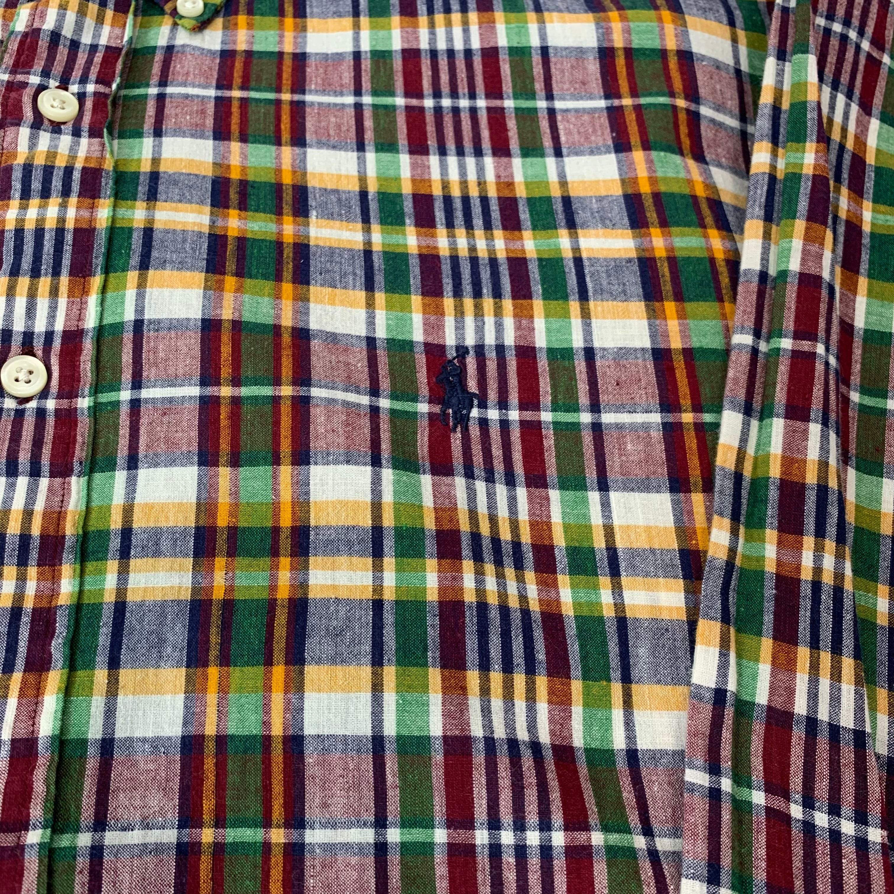 vintage old 90s 00s Ralph Lauren Check B.D Shirt BLAIRE