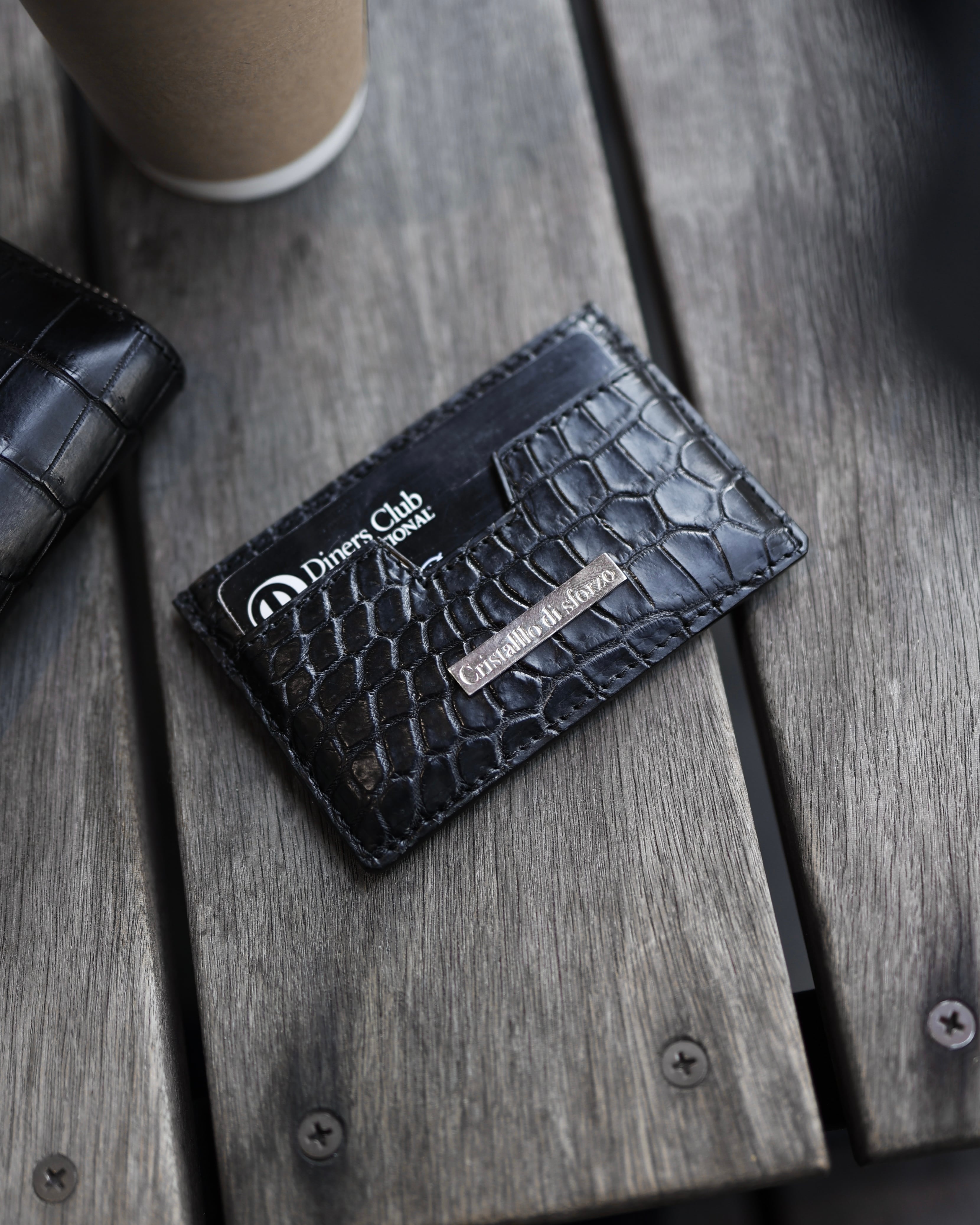圧倒的高級感】Crocodile Porosus Card Case【最高級ポロサス】【送料