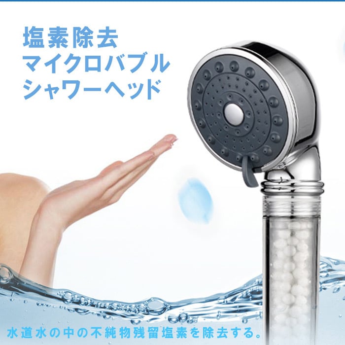 新品 シャワーヘッド 節水 高水圧 美肌 塩素除去 水質浄化 抗菌 美容 浄水