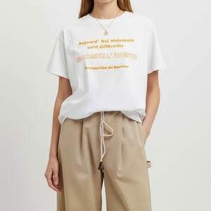 フロッキーロゴTシャツ 620101-095