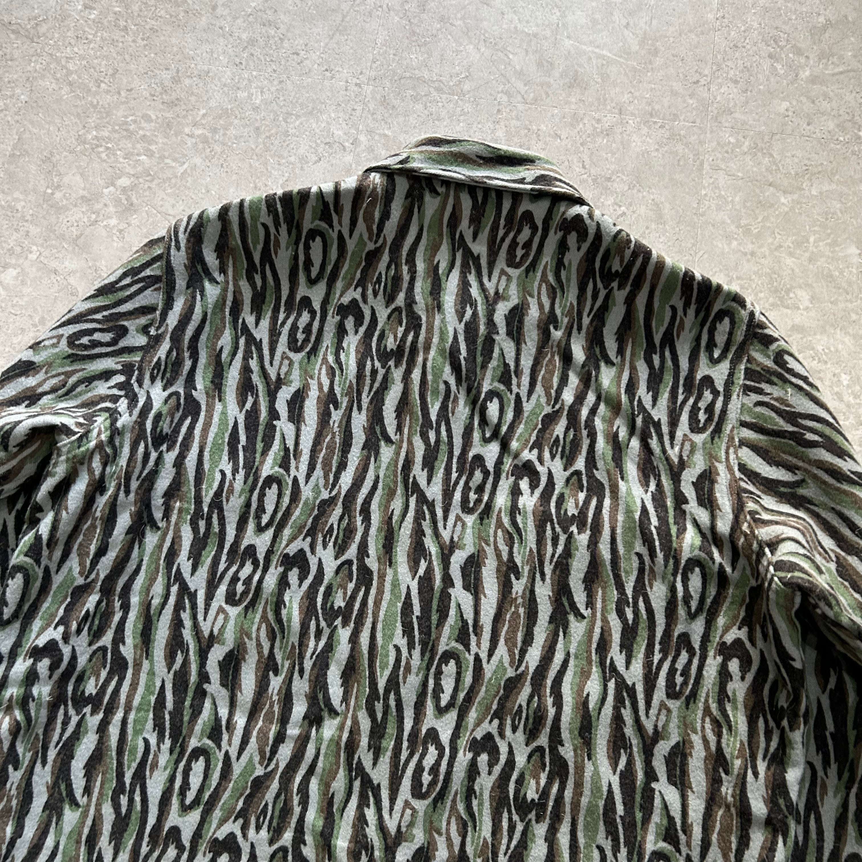 80s Woolrich Shadow Bark camouflage L/S wool shirt【仙台店 80s Woolrich Shadow Bark camouflage L/S wool shirt【仙台店