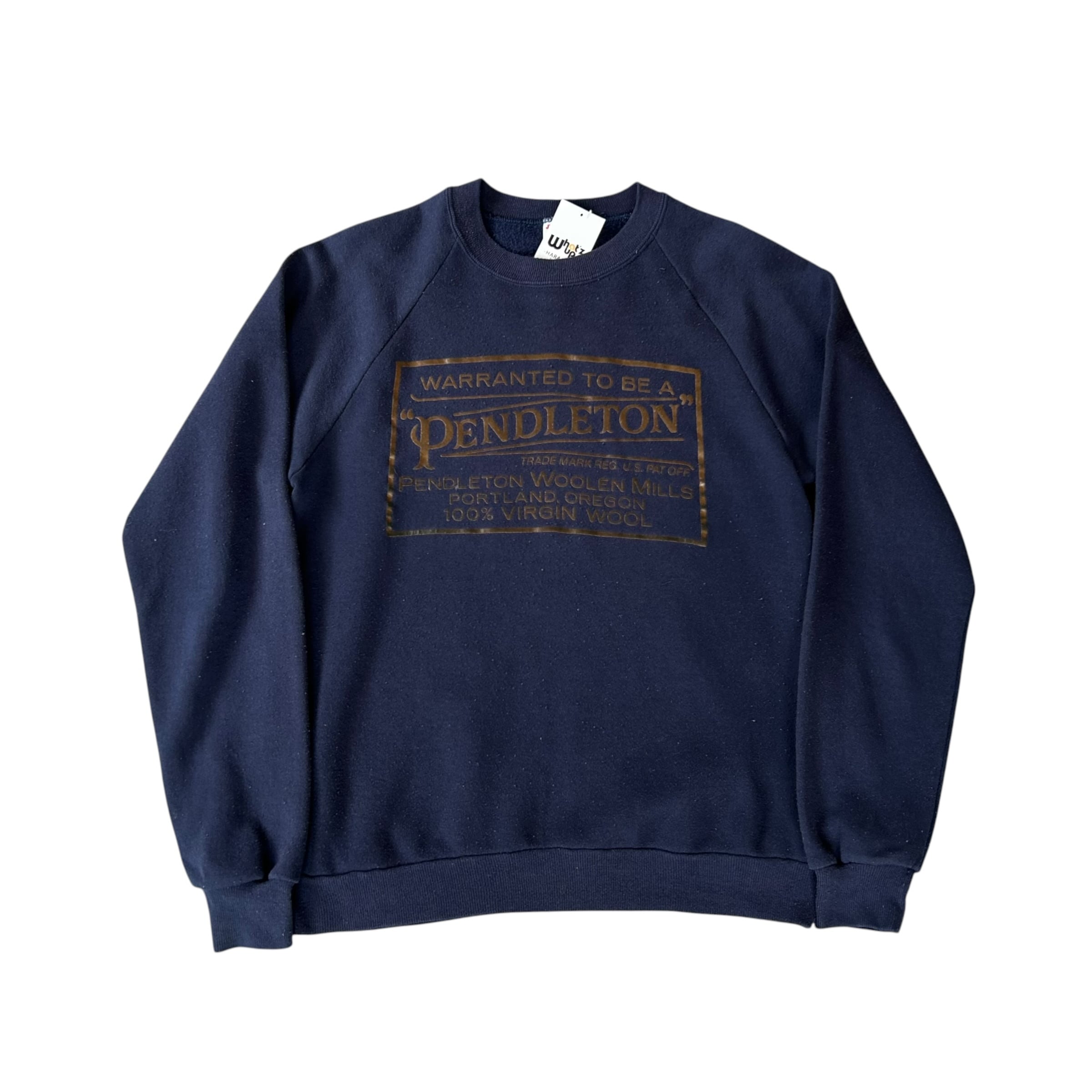 80s PENDLETON "JERZEEZ by RUSSELL"raglan sweat