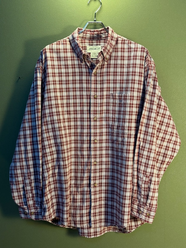 “Eddie Bauer” Cotton Plaid Shirt
