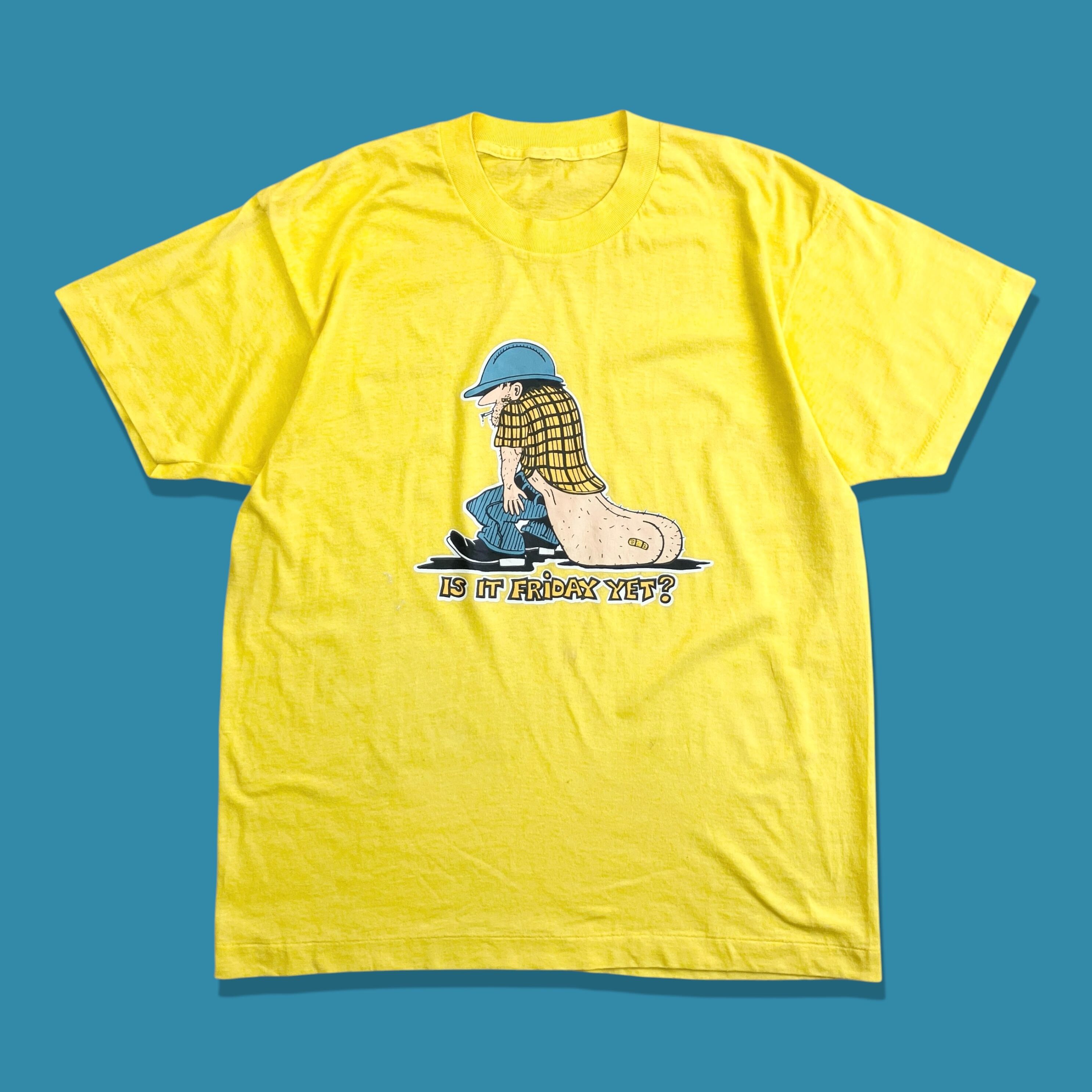 80s IS IT FRIDAY YET? Cartoon T-Shirt