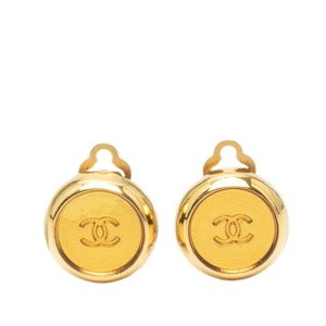 シャネル ココマーク イヤリング ゴールド メッキ レディース CHANEL 【中古】