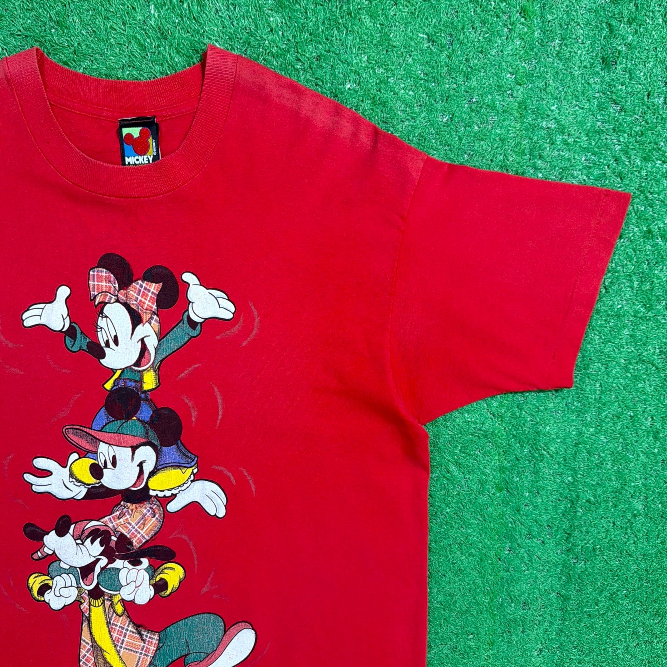 Men's】90s Disney ミッキー キャラクター Tシャツ / アメリカ製 USA製